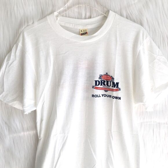 🔃Douwe Egberts Drum Logo Short Sleeve Tee Shirt - Picture 3 of 7
